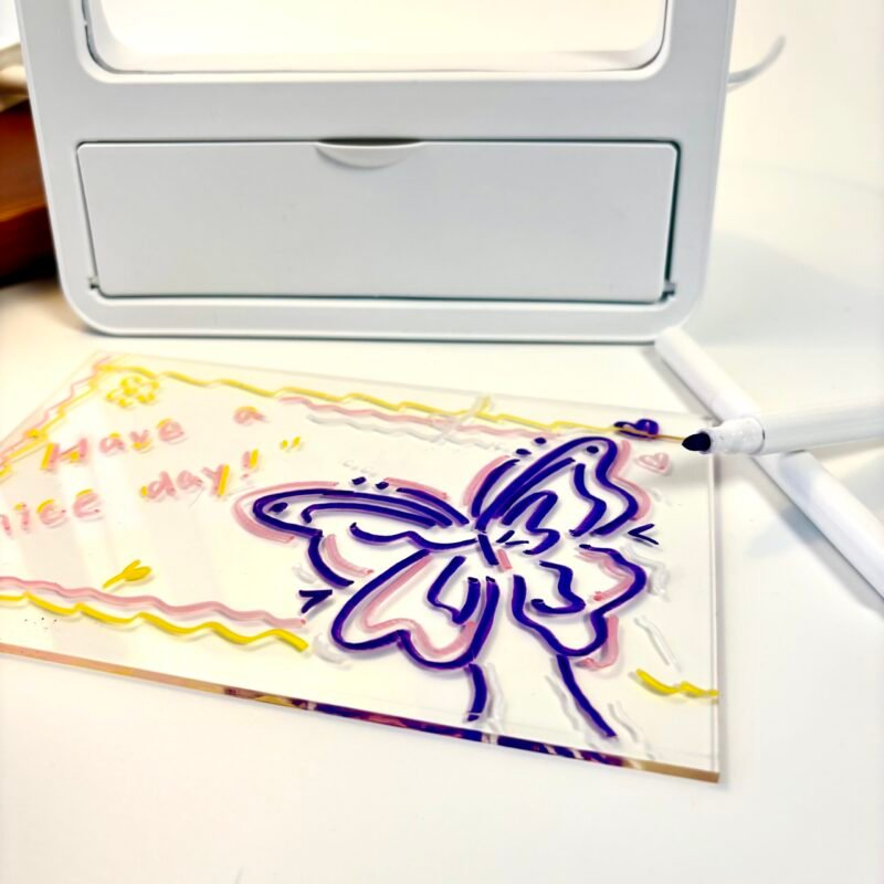 Pencil version of the LED light-emitting erasable notepad message drawing board - Image 4