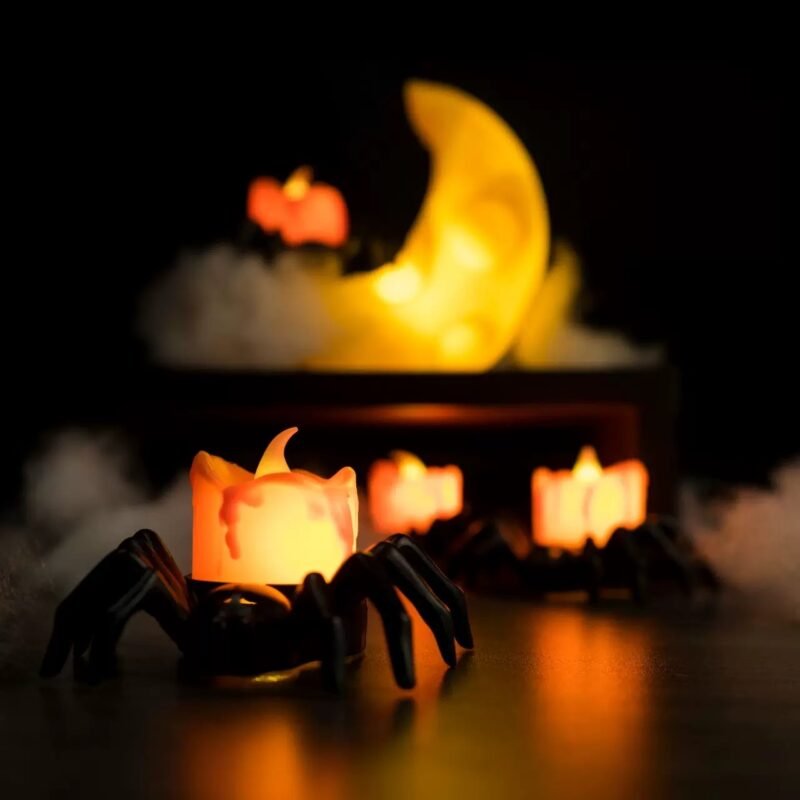 Halloween Lights Spider Night Lights Pumpkin Lights